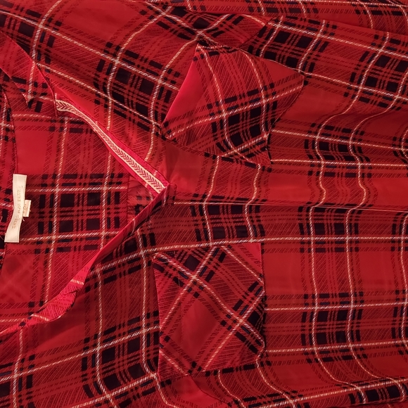 Skies are Blue plaid long sleeve - Picture 2 of 2